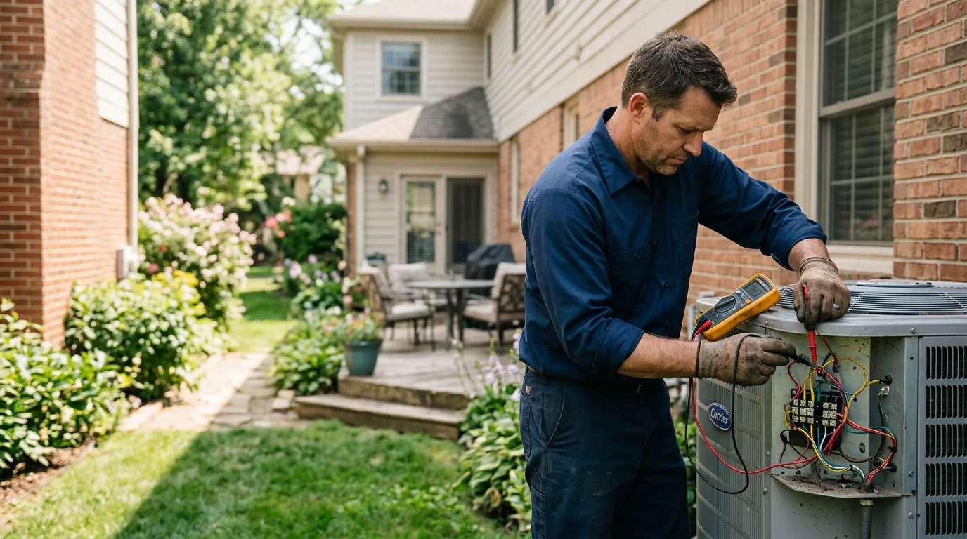 HVAC technician working near Oaklyn, NJ